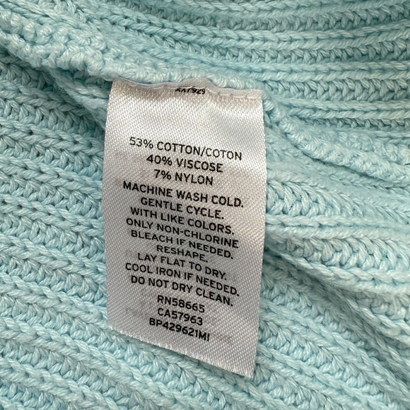 Bp Blue Knit Crop Sweater (XXS) - Picture 7 of 7